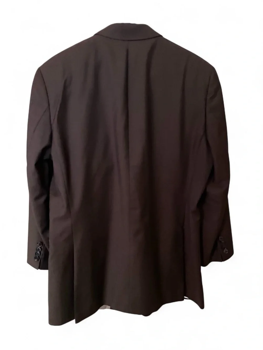 Hugo Boss Men's Dark Brown Three-Button Suit Jacket